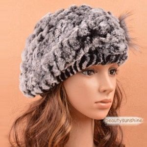 Real Rabbit Fur Hat